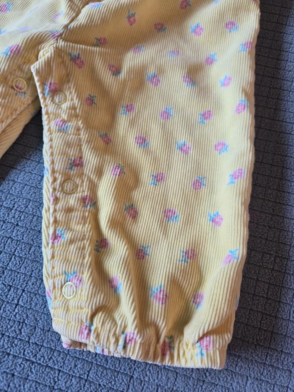 Vintage 90's Oshkosh Corduroy Overalls size 6/9 month